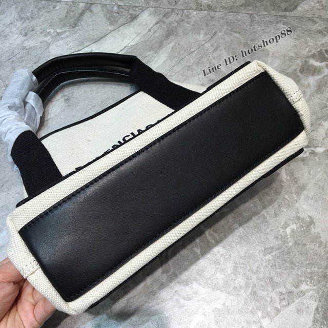 Balenciaga專櫃經典爆款帆布購物袋手提包 巴黎世家迷你托特帆布包 fyj1673